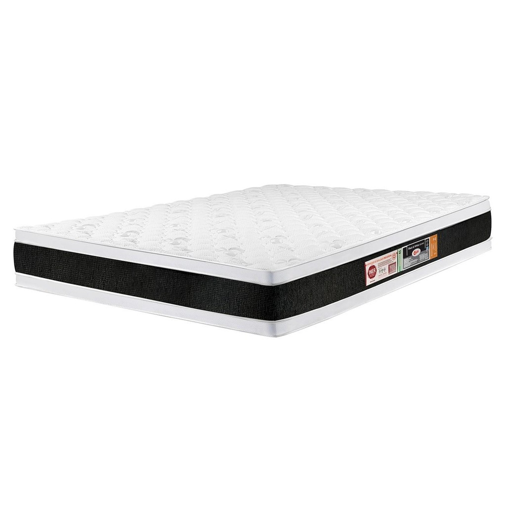 Colchão King Double Face Black & White Air D45 193x203x27cm - Castor