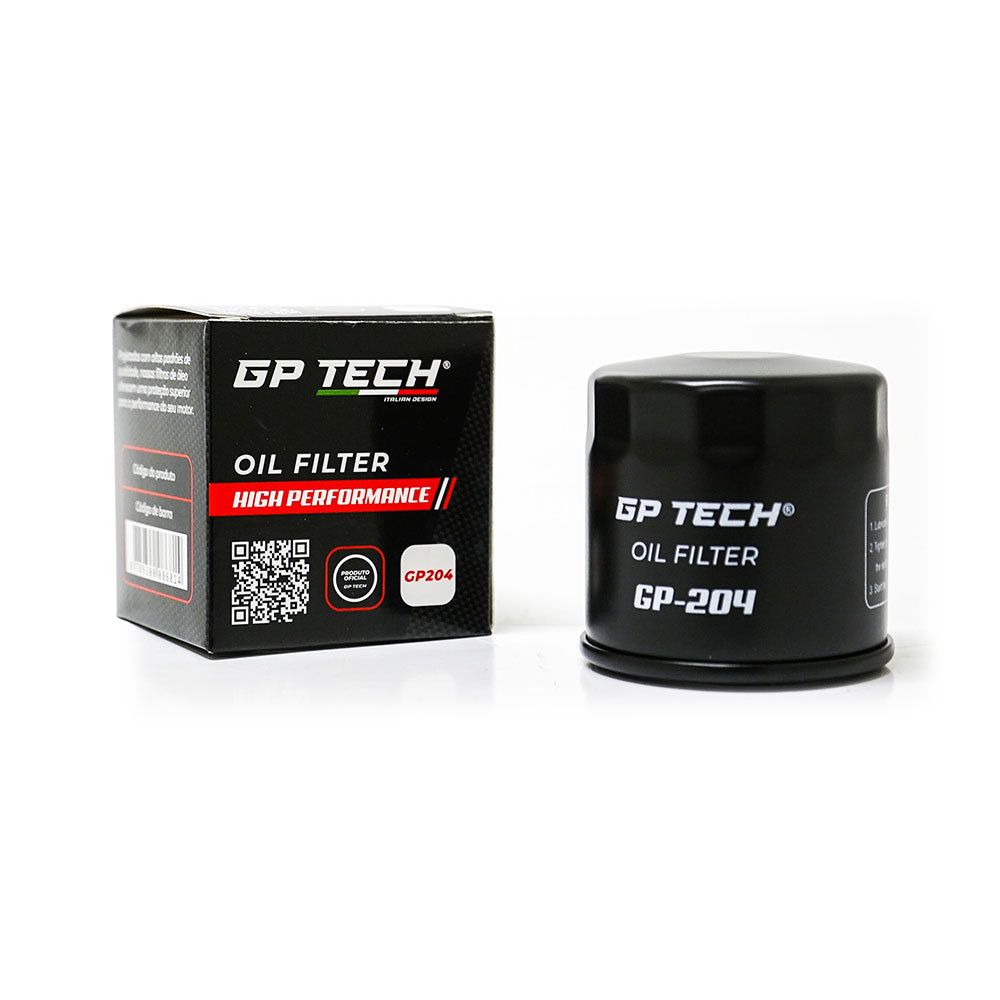 FILTRO OLEO GP TECH GP204 HONDA MAIORIA DAS MOTOS ACIMA 600CC / HORNET / CB 500X / CBR 600R / NC 750