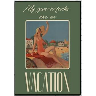 Quadro decorativo Sabrina Carpenter Poster retrô anos 50 praia verão (1 peça)