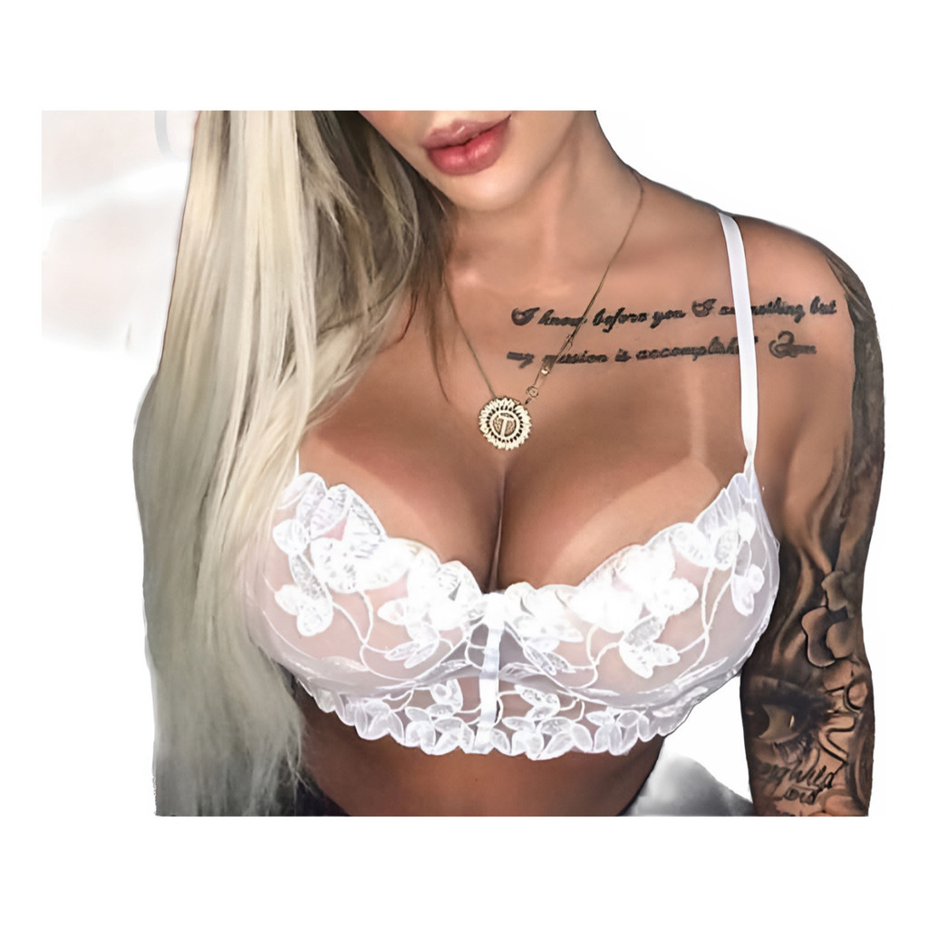 Cropped Branco Ano Novo Renda Praia Temos Plus Size