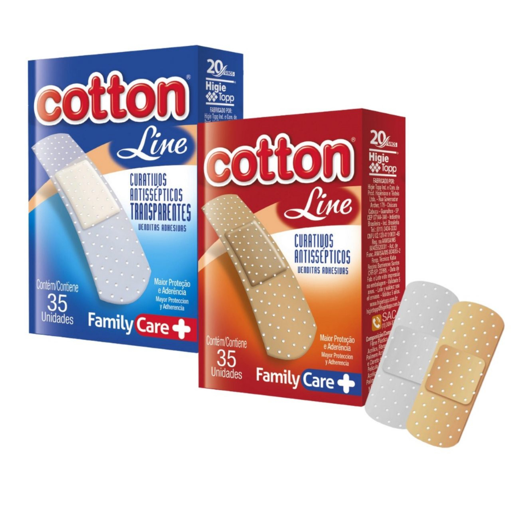 Curativo Band-Aid Family Care C/ 35 Unidades - Cotton Line