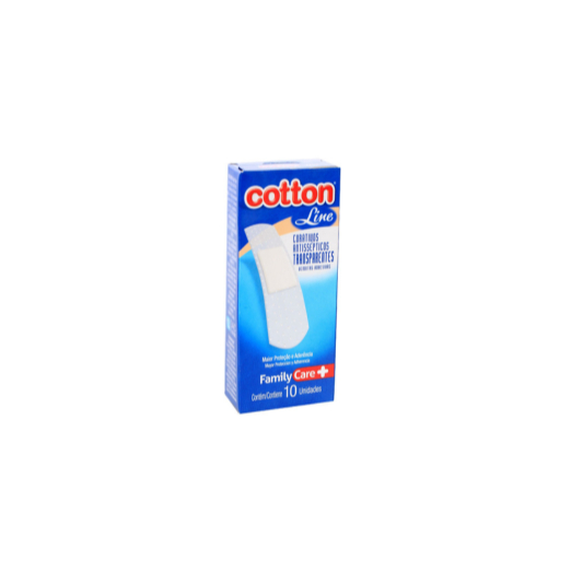 Curativo Cotton Line com 10 Unidades