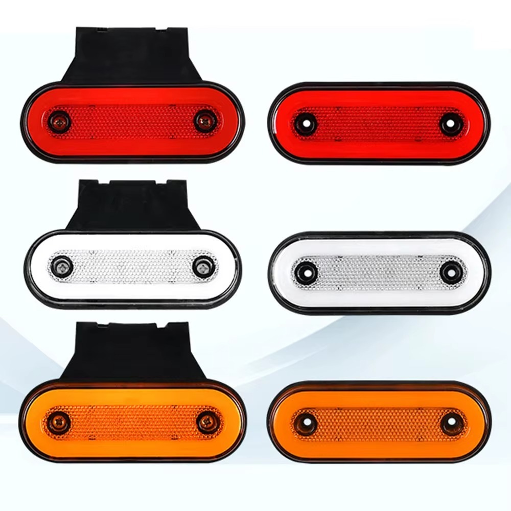 Kit 2 Led Strobo Lateral Carreta Foguinho Caminhão Baú