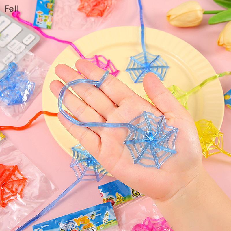 [Fel] 10/20 Unidades Extensíveis Stiy Hands Toys Fun Spider Web Wall Climbing Climber Toy Kid Prêmios Goodie Bag Filler