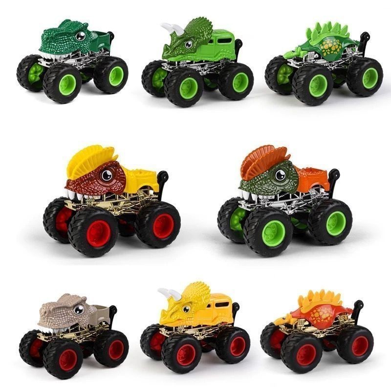 Brinquedo Carro Carrinho Fricção Rodão Climbing  4x4 dinossauro e jacare