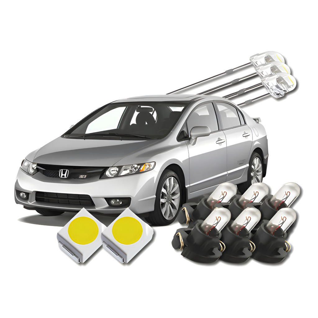 Kit 22 Led Painel Ar Volante Porta Cambio New Civic Plugplay