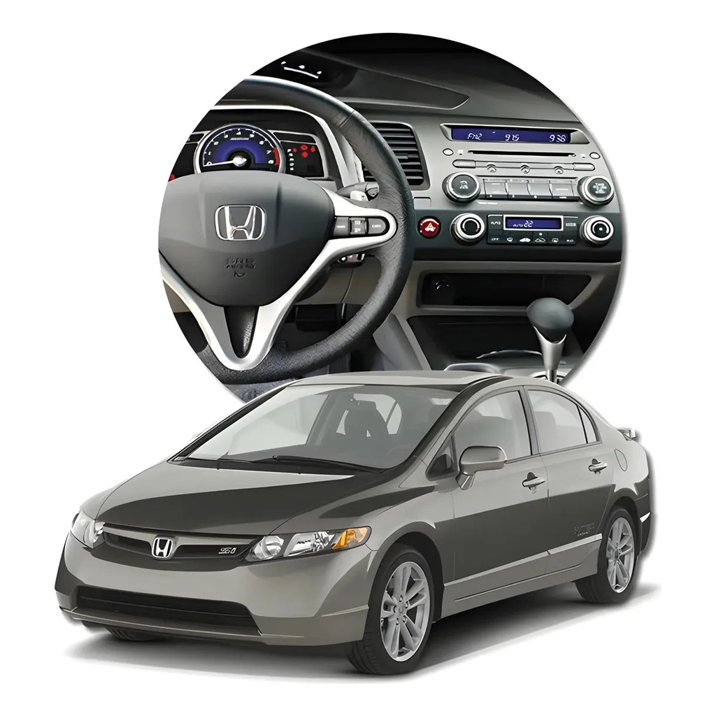 Kit 25 Led Branco Painel Ar Volante Porta Cambio New Civic