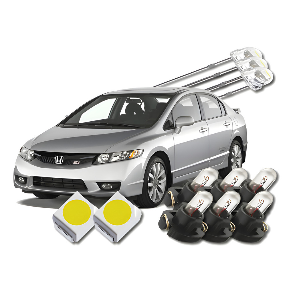 Kit 34 Led Painel Ar Volante Porta Cambio New Civic Plugplay
