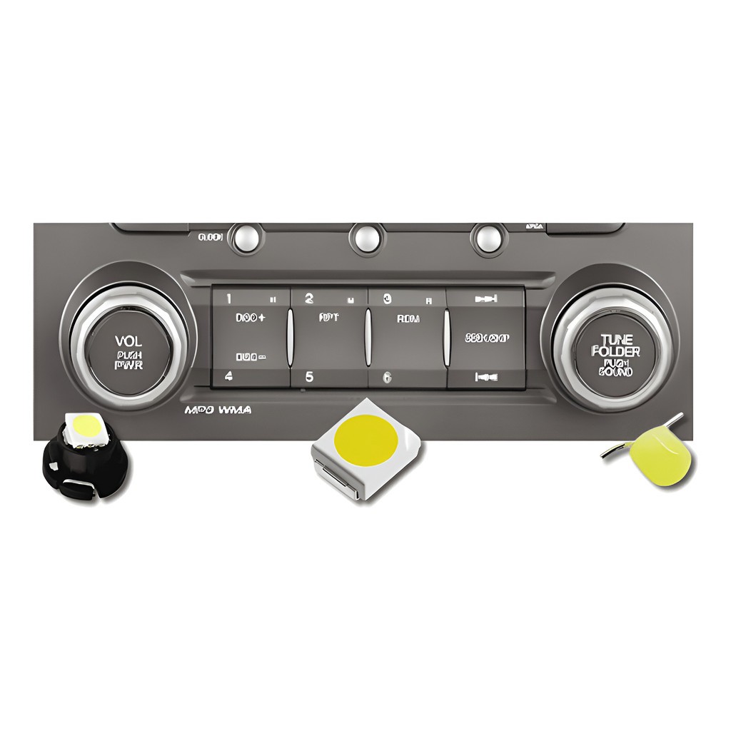 Kit Led New Civic Si Painel Ar Volante Porta Radio E Cambio