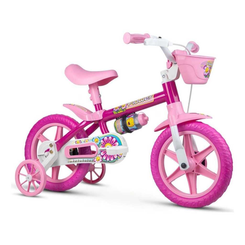 Bicicleta Infantil Aro 12 Flower Nathur