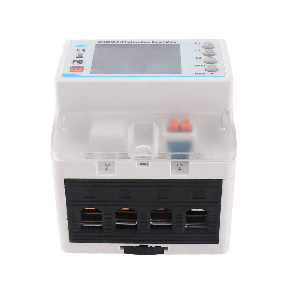 Disjuntor Inteligente Tuya WiFi Protetor De Recuperação Automática Medidor De Energia 3P4W Interruptor Trifásico Com Múl
