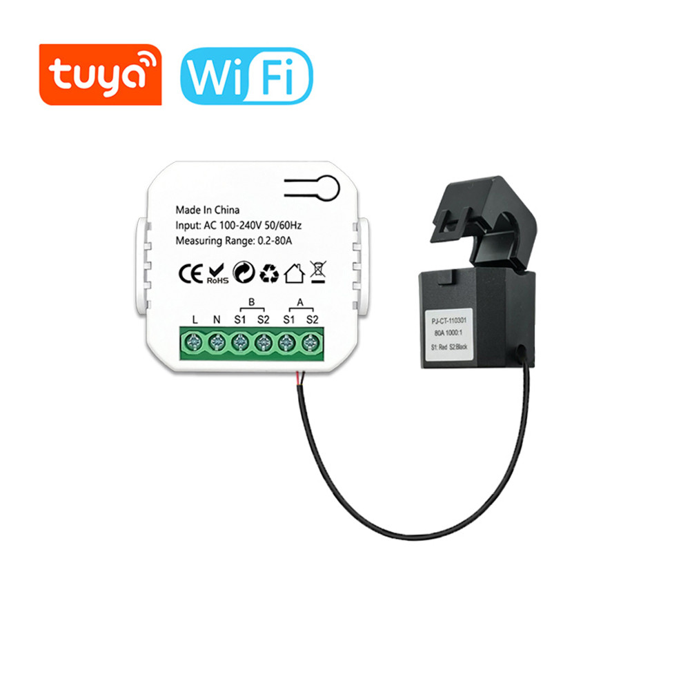 Medidor de energia inteligente Irfora WiFi Sistema fotovoltaico solar Consumo de produção de energia Monitoramento