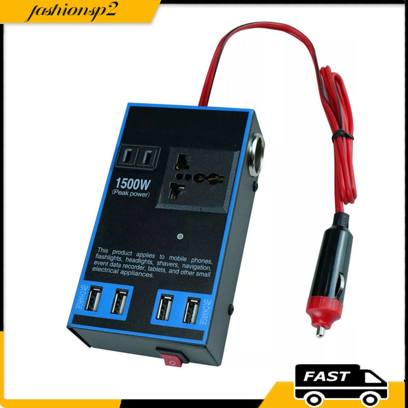 Inversor De Energia Para Carro 24v 220v 1500w