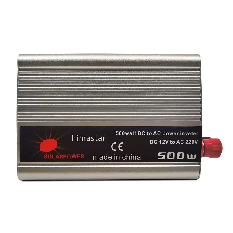 Inversor de Energia Solar Veicular DC Para AC, Entrada 12V Saída 500W Conversão Para 220-230V Para Fornecimento de