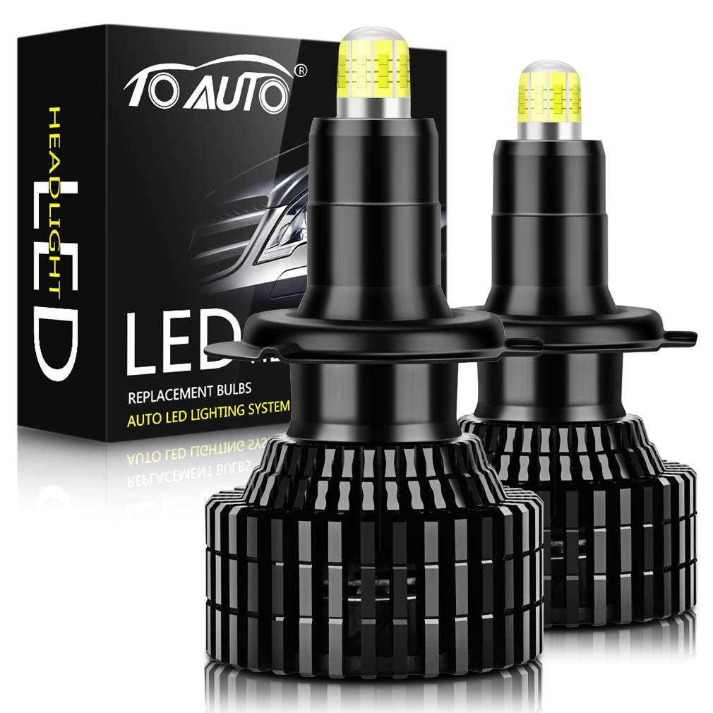 2pcs 30000LM H7 Led 360 H1 HB3 HB4 9012 HIR2 H11 H8 9006 9005 Faróis De Carro Lâmpada De Neblina Para Auto 3000K 600k 12V 3D Chips