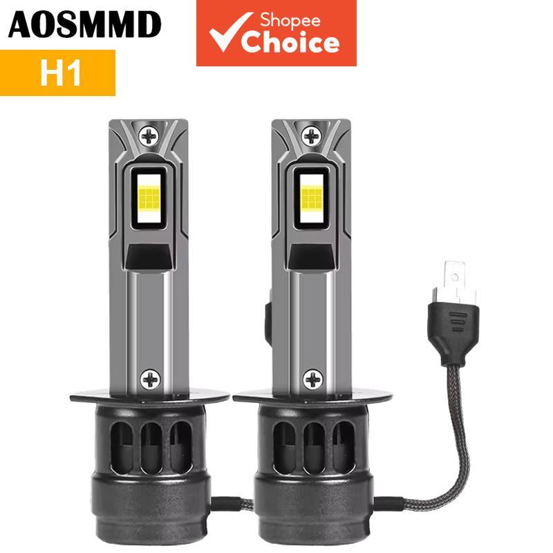 AOSMMD LED Faróis Lâmpadas 30000LM Canbus Turbo Luzes De Carro H7 H11 9005 2 Unidades