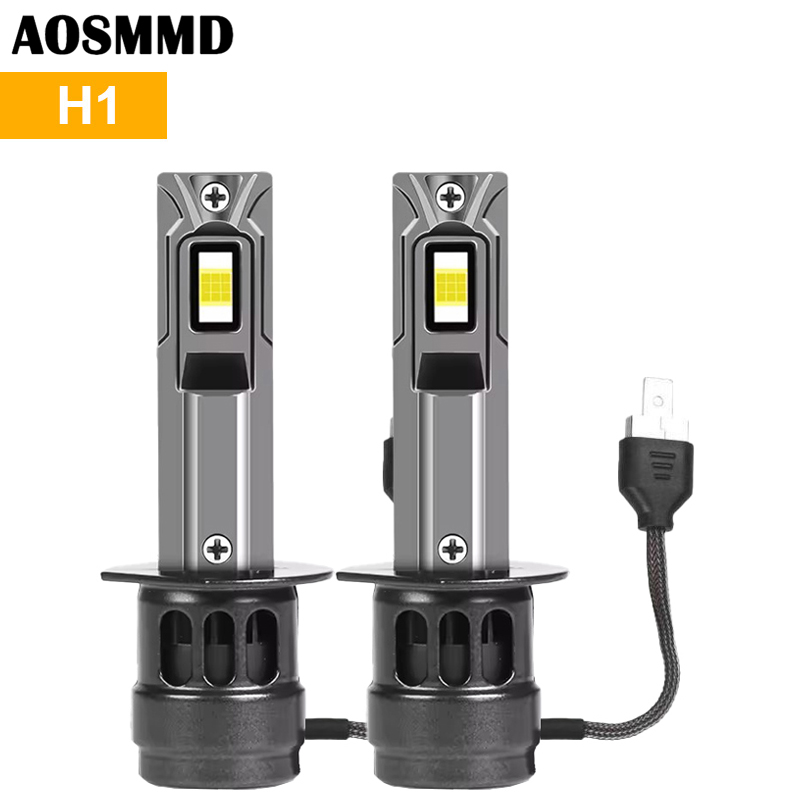 AOSMMD LED Faróis Lâmpadas 30000LM Canbus Turbo Luzes De Carro H7 H11 9005 2 Unidades