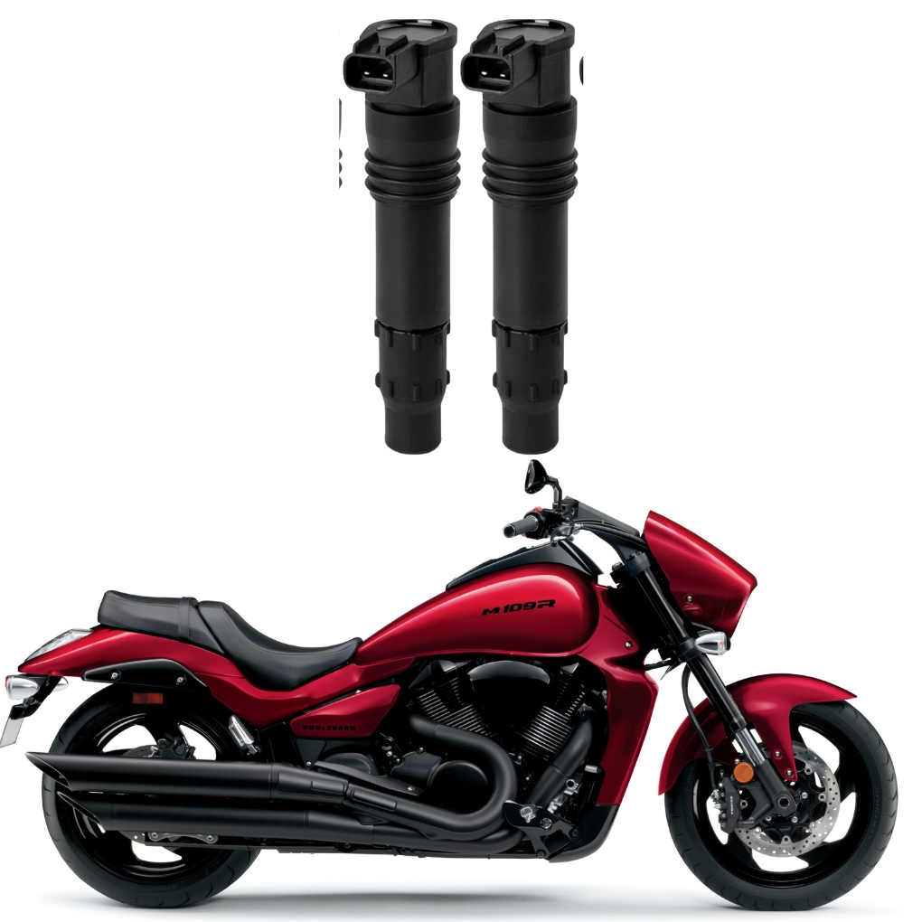 2 Bobina de Ignição Cachimbo de Vela Suzuki Boulevard M109R 129700-4400