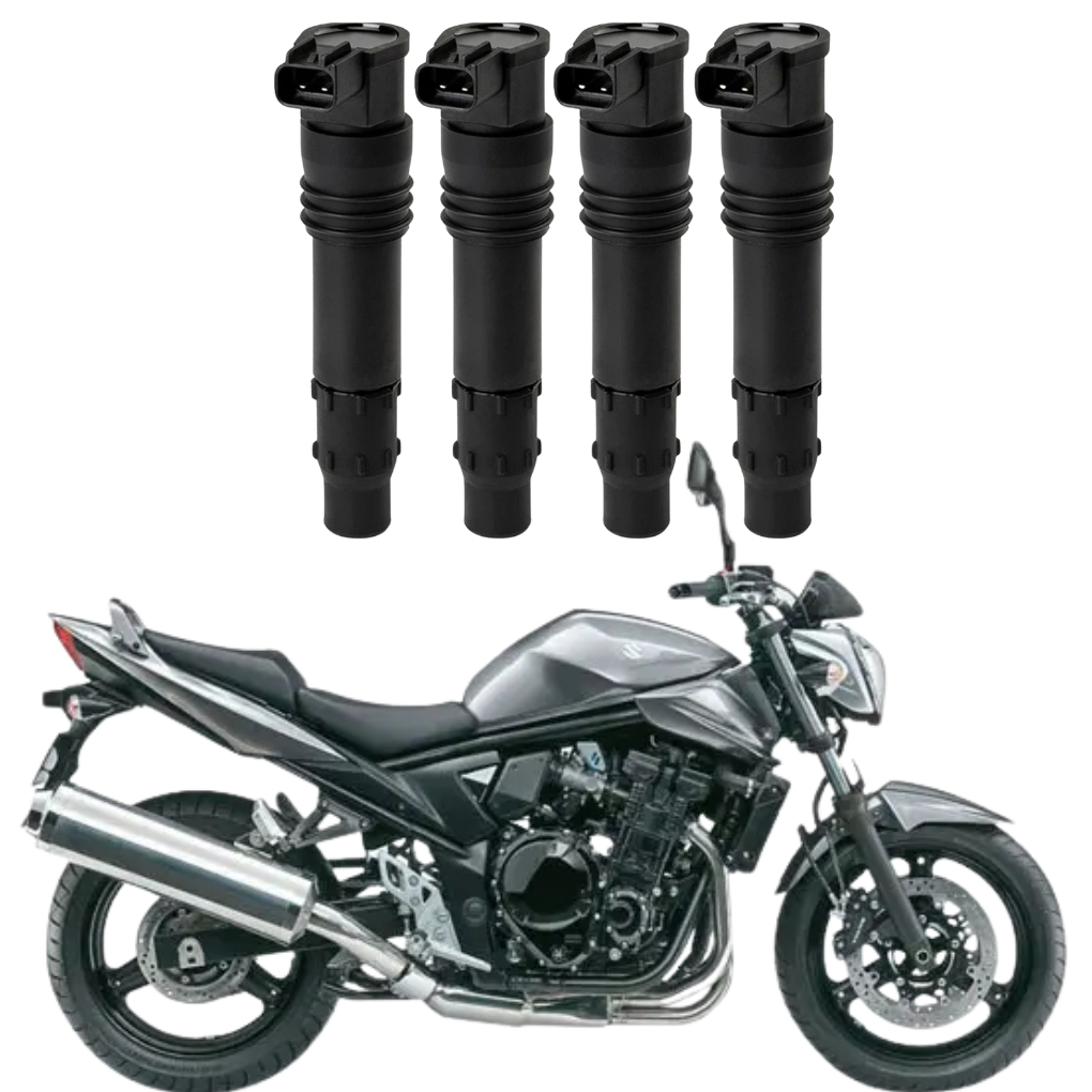 4 Bobina de Ignição Cachimbo de Vela Suzuki Bandit 650 n todos anos 129700-4400