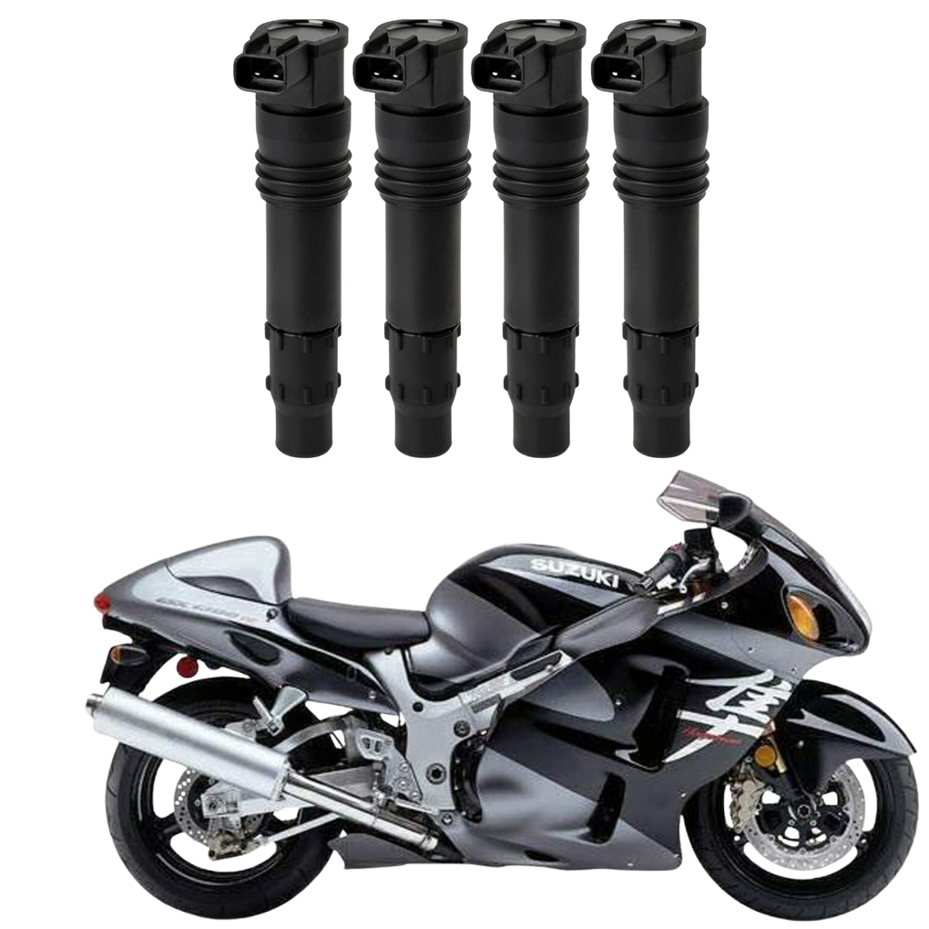 4 Bobina de Ignição Cachimbo de Vela Suzuki 1999 Hayabusa Gsx1300r 129700-4400