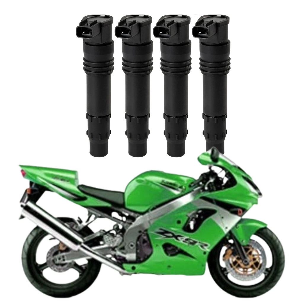4 Bobina de Ignição Cachimbo de Vela kawasaki ZX900C 129700-4400