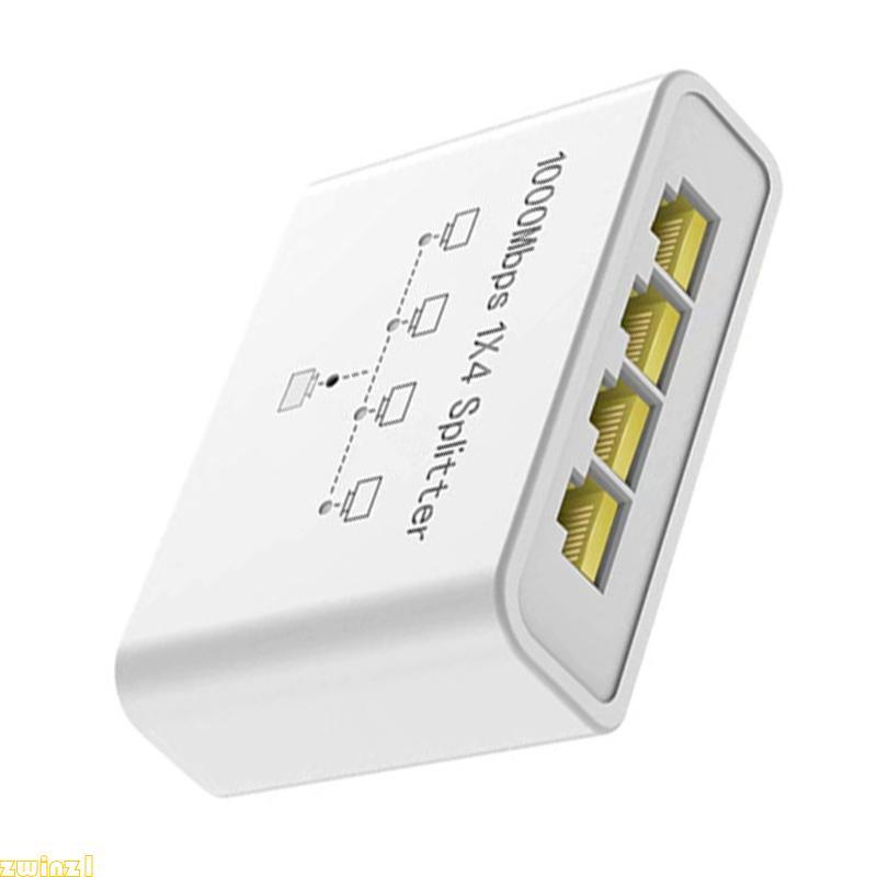 zwinz1 Divisor 5 Portas 1000Mbps Gigabit Ethernet Switches Hub Fio