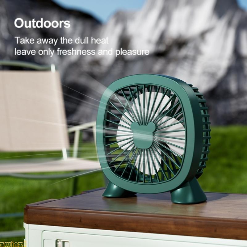 zwinz1 Ventilador Mesa USB Para Acampamento Carro Doméstico Escritório 50 Cm Branco Rosa Verde