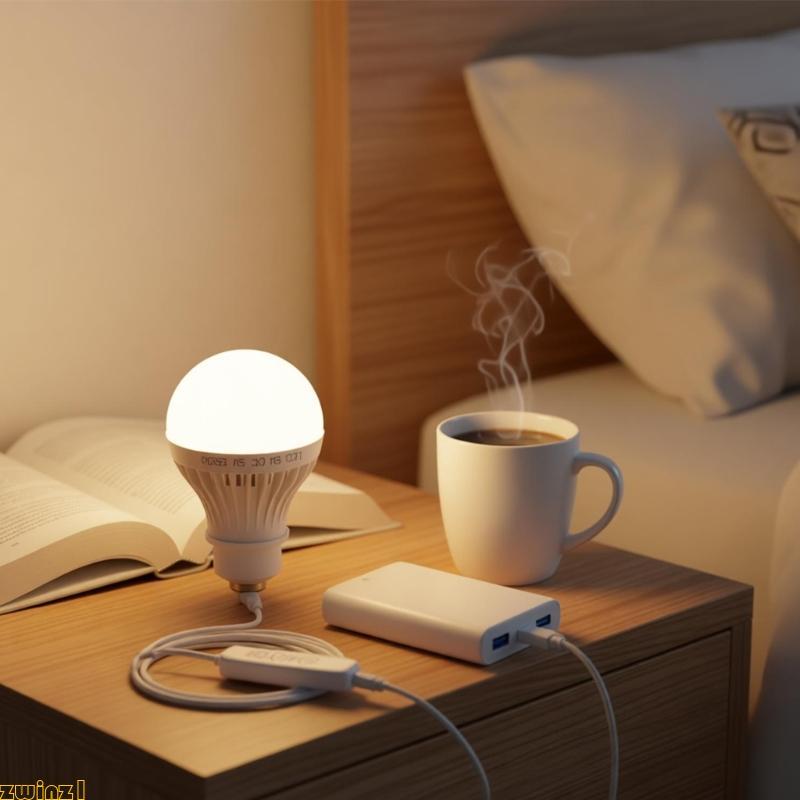 zwinz1 Lâmpada LED USB Para Luz Barraca Carregamento Carro E Noturna Mesa Pequena