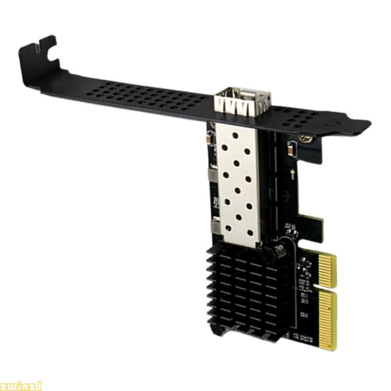 zwinz1 Adaptadores Ethernet SFP + 10 Gbps Adequados Slots PCIe X 4 X8 X16 Industrial 10G Link