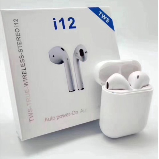 Fone Intra-Auricular Sem Fio Bluetooth i12 Tws