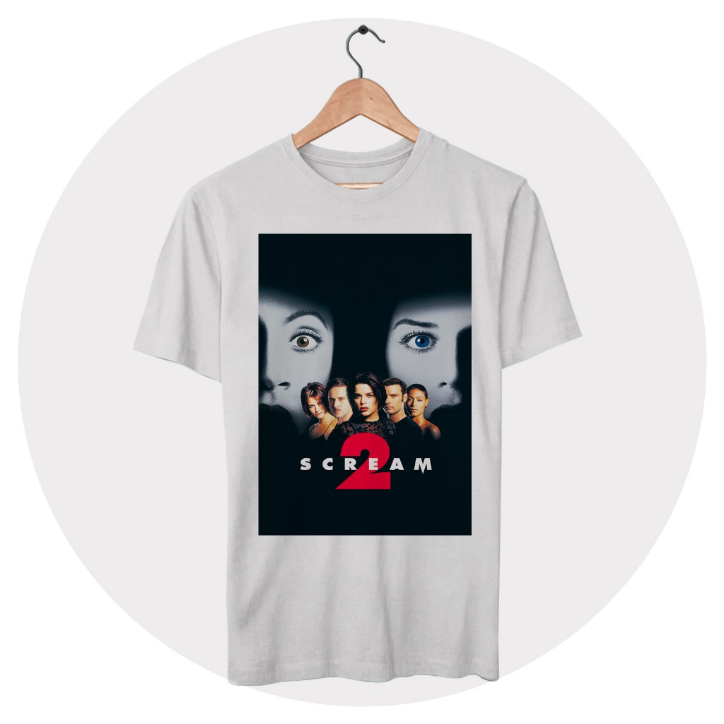 Camiseta Personalizada Filme Pânico 2 (Scream 2)