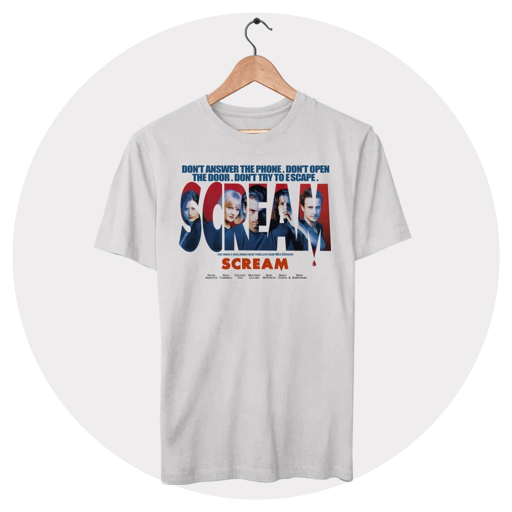 Camiseta Personalizada Filme Pânico (Scream)