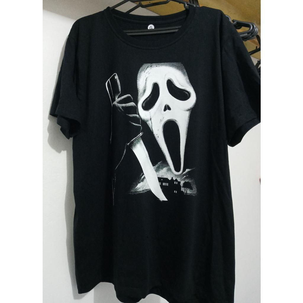 Camisa Camiseta Pânico Ghostface Scream Filme Terror Clássico EXCLUSIVA Personalizada Premimum