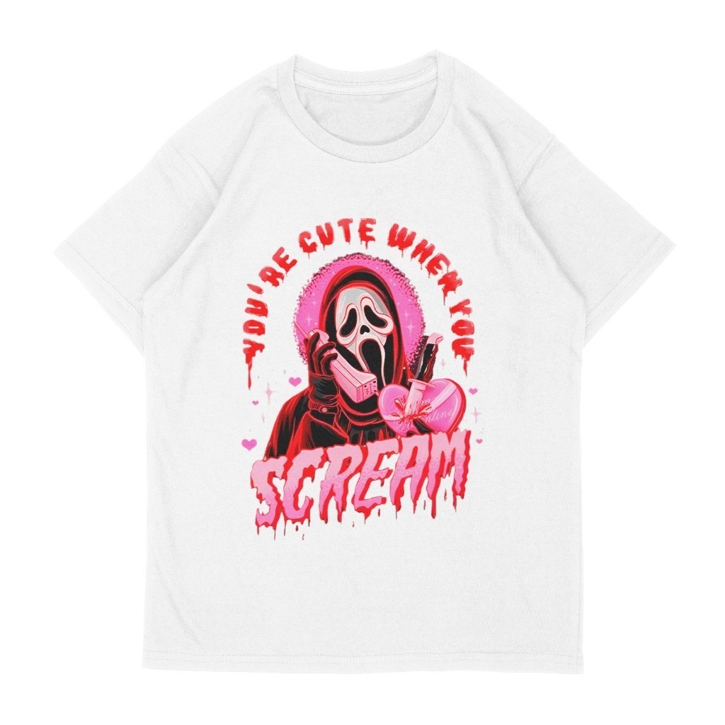 Camiseta Panico Filme Terror Camisa Scream Horror Unissex Algodão