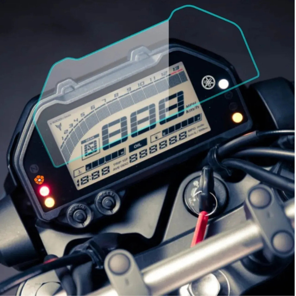 Protetor Display Yamaha R3 MT03 2022 2023 2024 2025 Filme PET Anti Risco Painel Digital