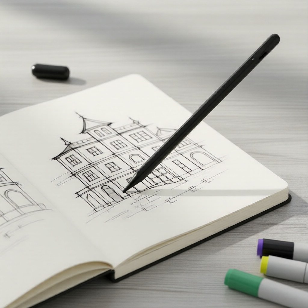 Acessórios para iPad 2018-2022: Apple Pencil 1/2 com rejeição de palma, display de energia, Pro 11/12.9/Air3