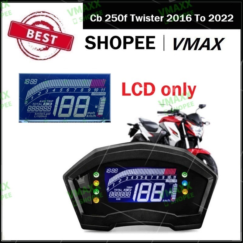 [Envio 24h] Display Lcd Do Painel Cb 250f Twister 2016 A 2022
