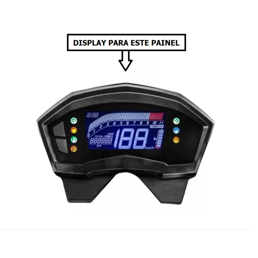 Display Lcd Painel Honda Cb 250f Twister 2014 a 2022