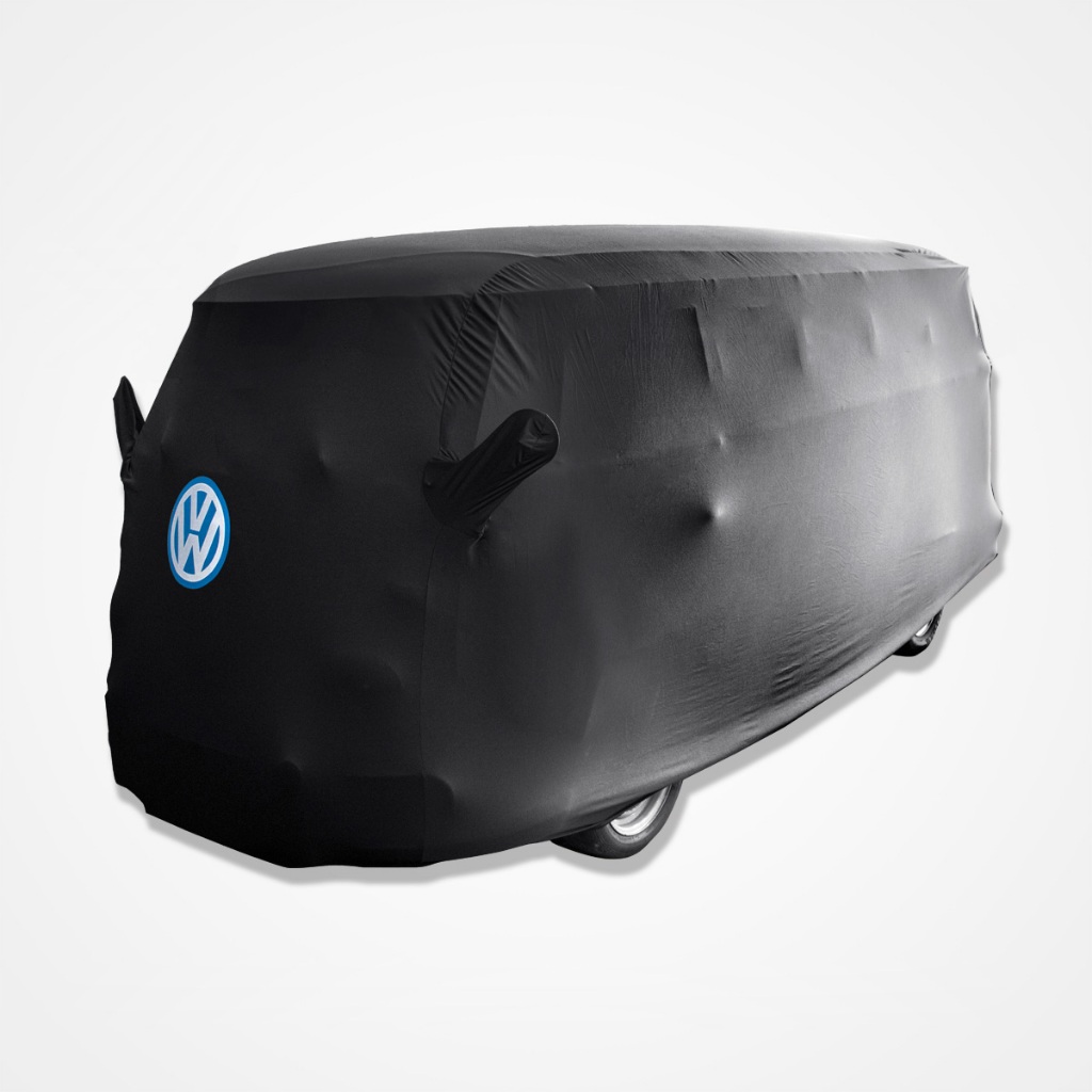 Capa para Kombi Corujinha VW Tecido Cobrir Helanca Lycra Cor Preta Proteção Cobrir Capas LP