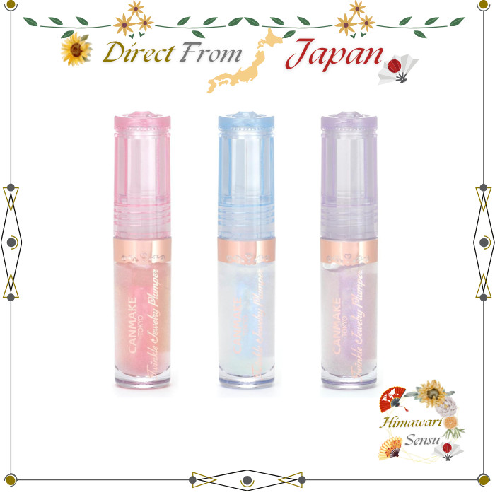 CANMAKE Twinkle Jewelry Plumper Lip Gloss Sheer Shine Pérola Rosa Azul Roxo Direto Do Japão