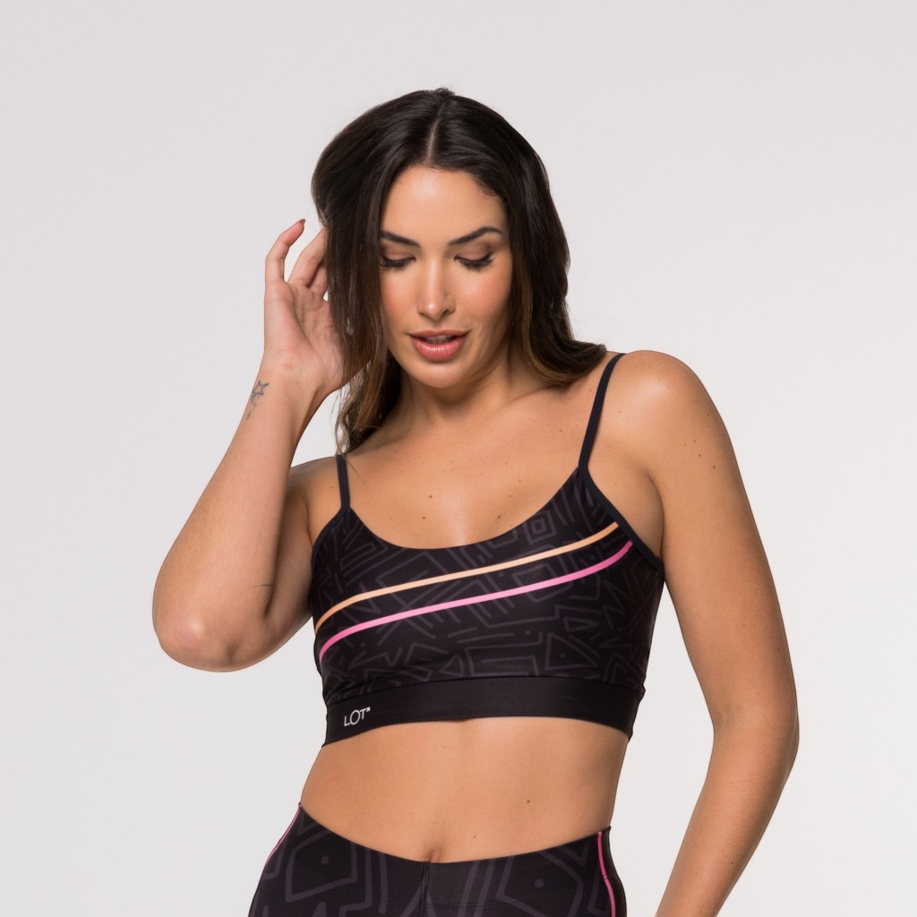 Top Candy Fitness Feminino Academia Musculação Alça Fina Lot Fitness