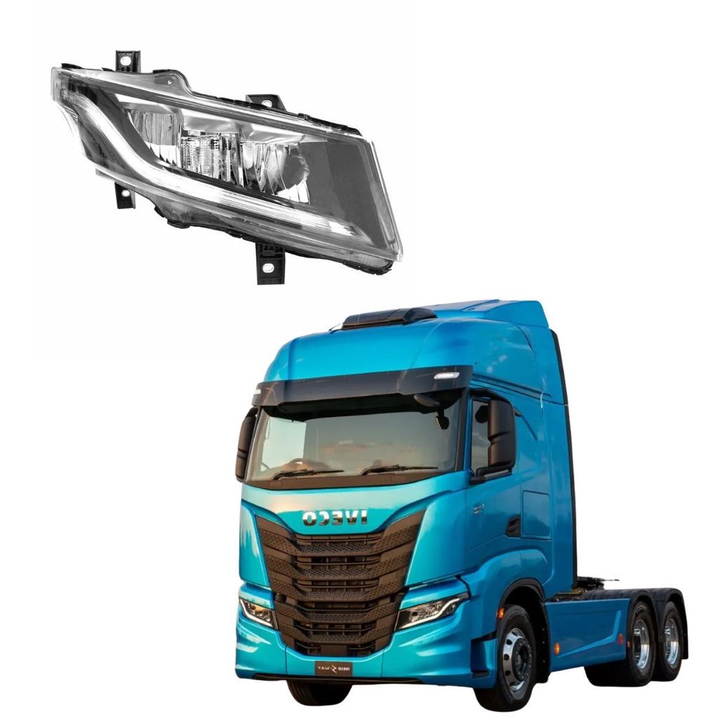 FAROL PRINCIPAL PARA IVECO S-WAY 480 540 APOS 2022 FULL LED SEM MODULO ELETRONICO- LADO DIREITO NINO