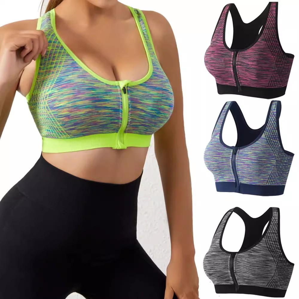 Kit 2 Pcs de Top Fitness Esportivo Feminino Confortável com Bojo Suplex para Academia Treino Yoga