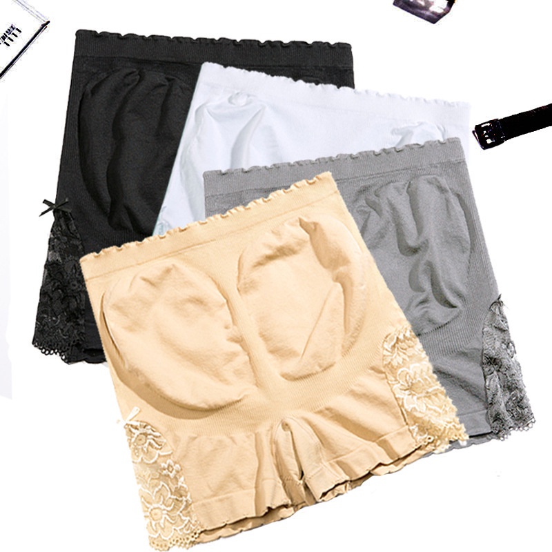 1/3 pcs Shaper Calcinha Esticada Para Mulheres Roupa Íntima Sem Costura Boyshorts Yoga Calça De Segurança Curta