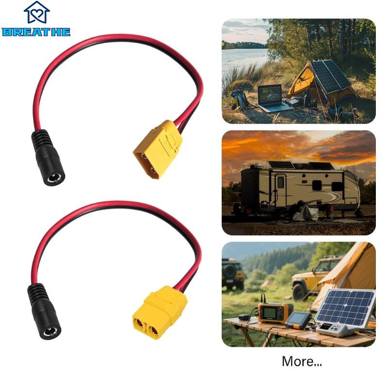 BREATH Charging Fio XT90 A 5 5 x 2 1mm Alimentação Fêmea 14AWG Coberto PVC Para Carregamento Uso Diário