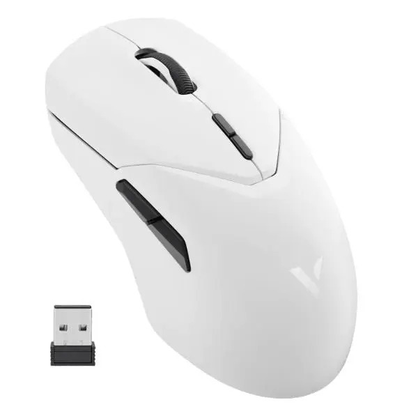Mouse Gamer Rapoo Vt9pro Paw 3398 68g + Receptor V2m 4k Branco Mao media a grande