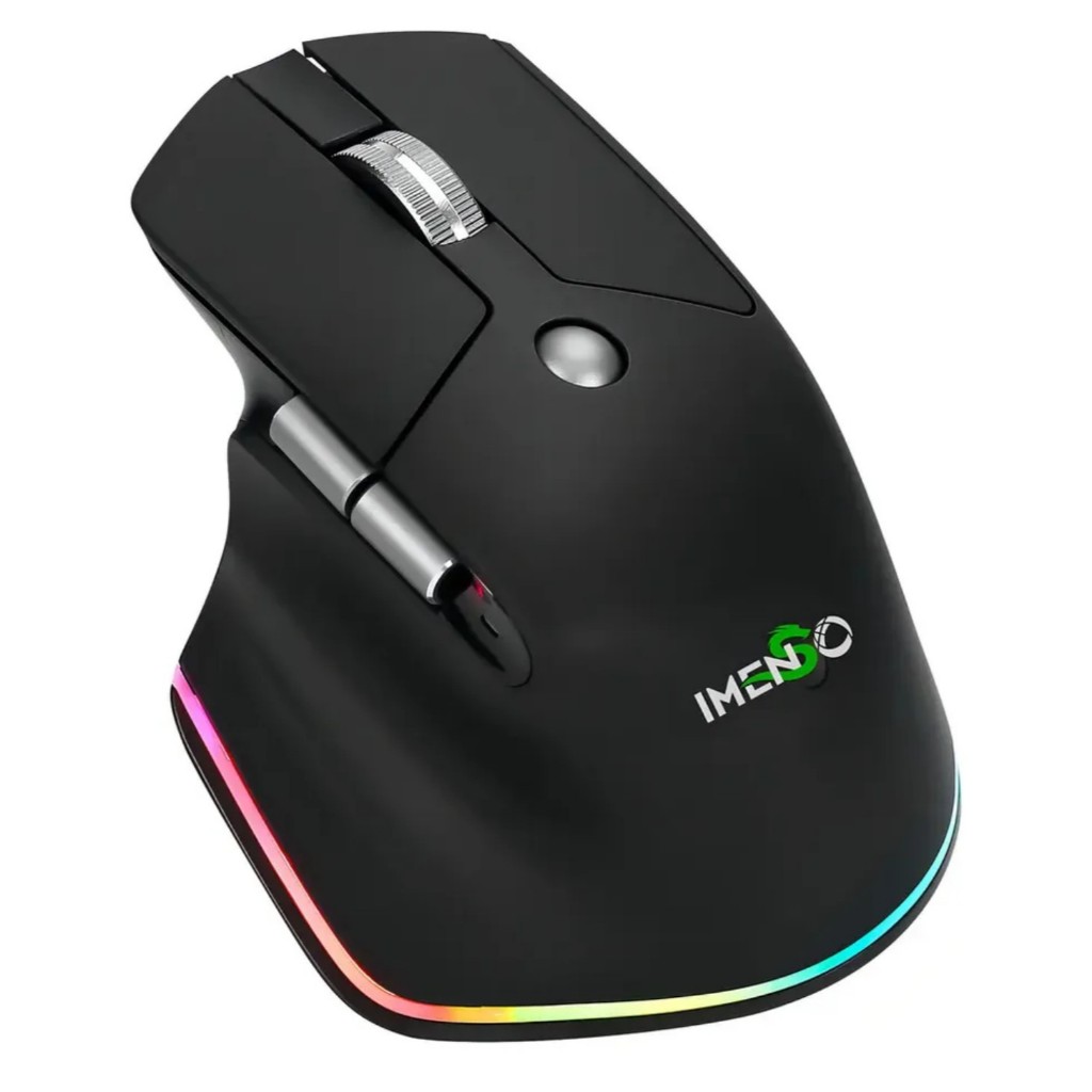 Mouse Gamer Imenso Ergonômico 928 500mAh c/ mini Receptor 2.4g 3200 DPI RGB