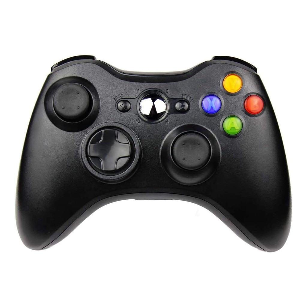 Controle Gamer Tipo Xbox 360 -SEM FIO- Wireless 2.4G Joystick com receptor PC Computador