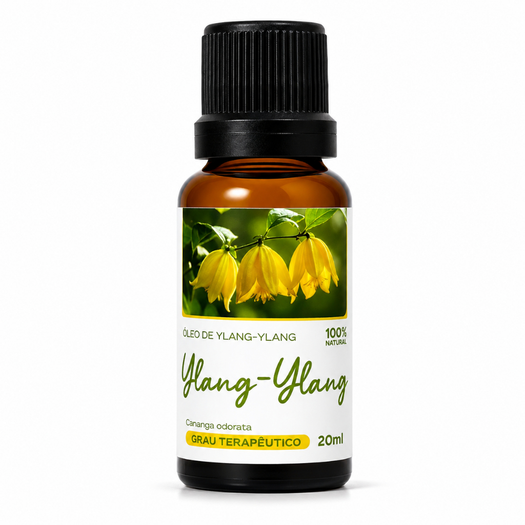 Óleo de Ylang Ylang 20ml 100% Natural Aromaterapia Massagem