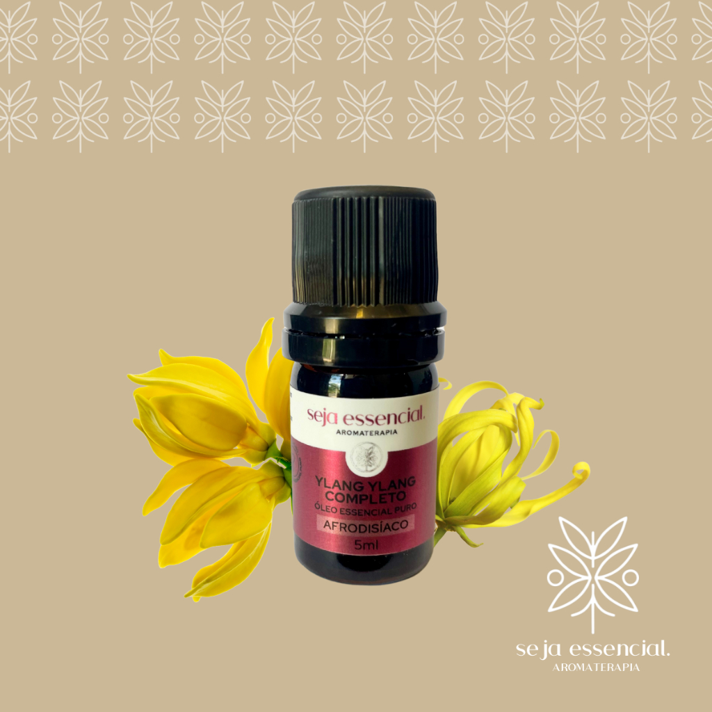 Óleo Essencial Ylang Ylang 100% Puro e Natural Aromaterapia 5ml Seja Essencial